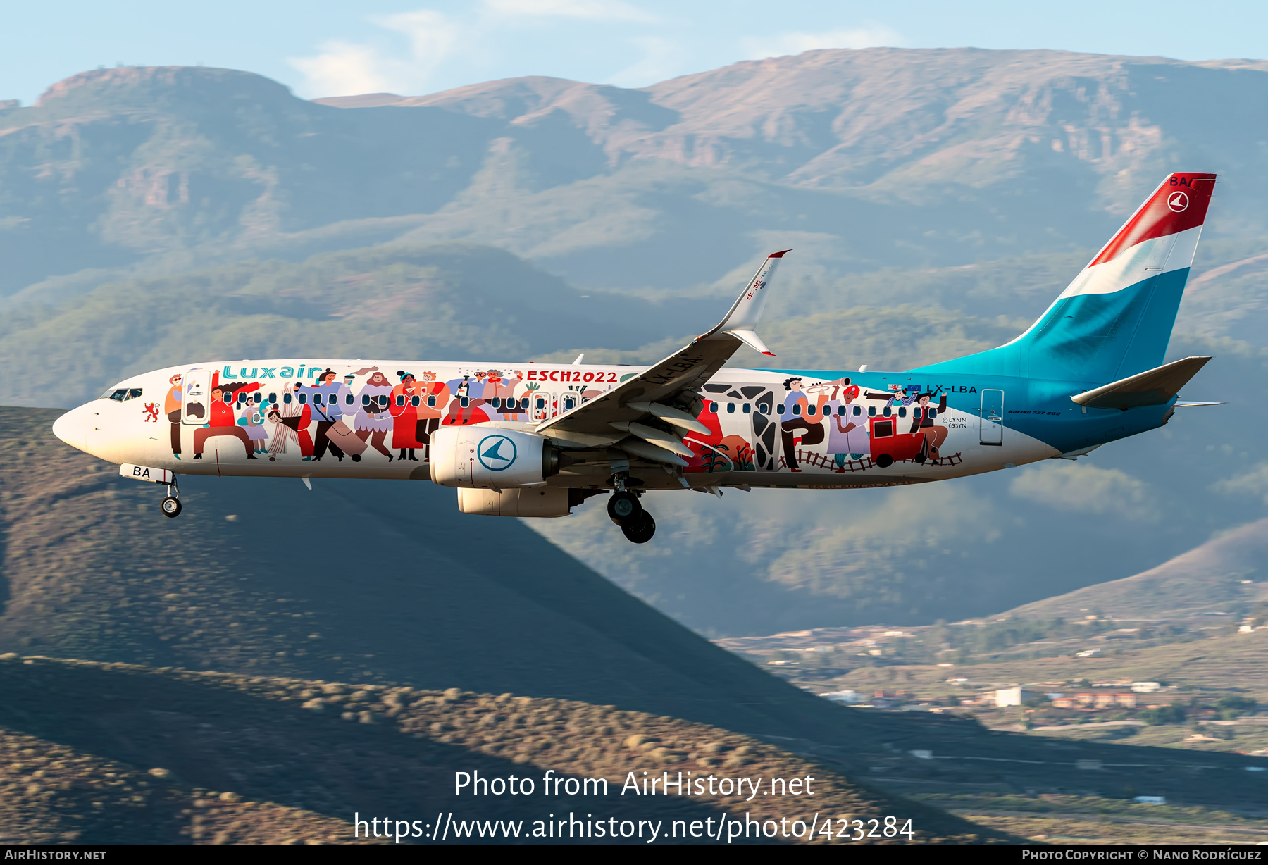 Aircraft Photo of LX-LBA | Boeing 737-8C9 | Luxair | AirHistory.net #423284