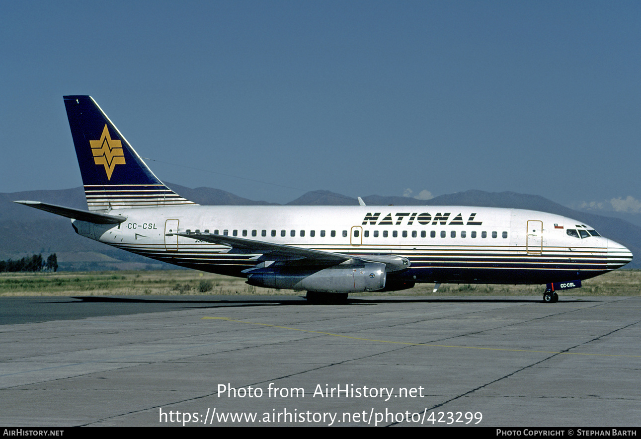 Aircraft Photo of CC-CSL | Boeing 737-248 | National Airlines | AirHistory.net #423299