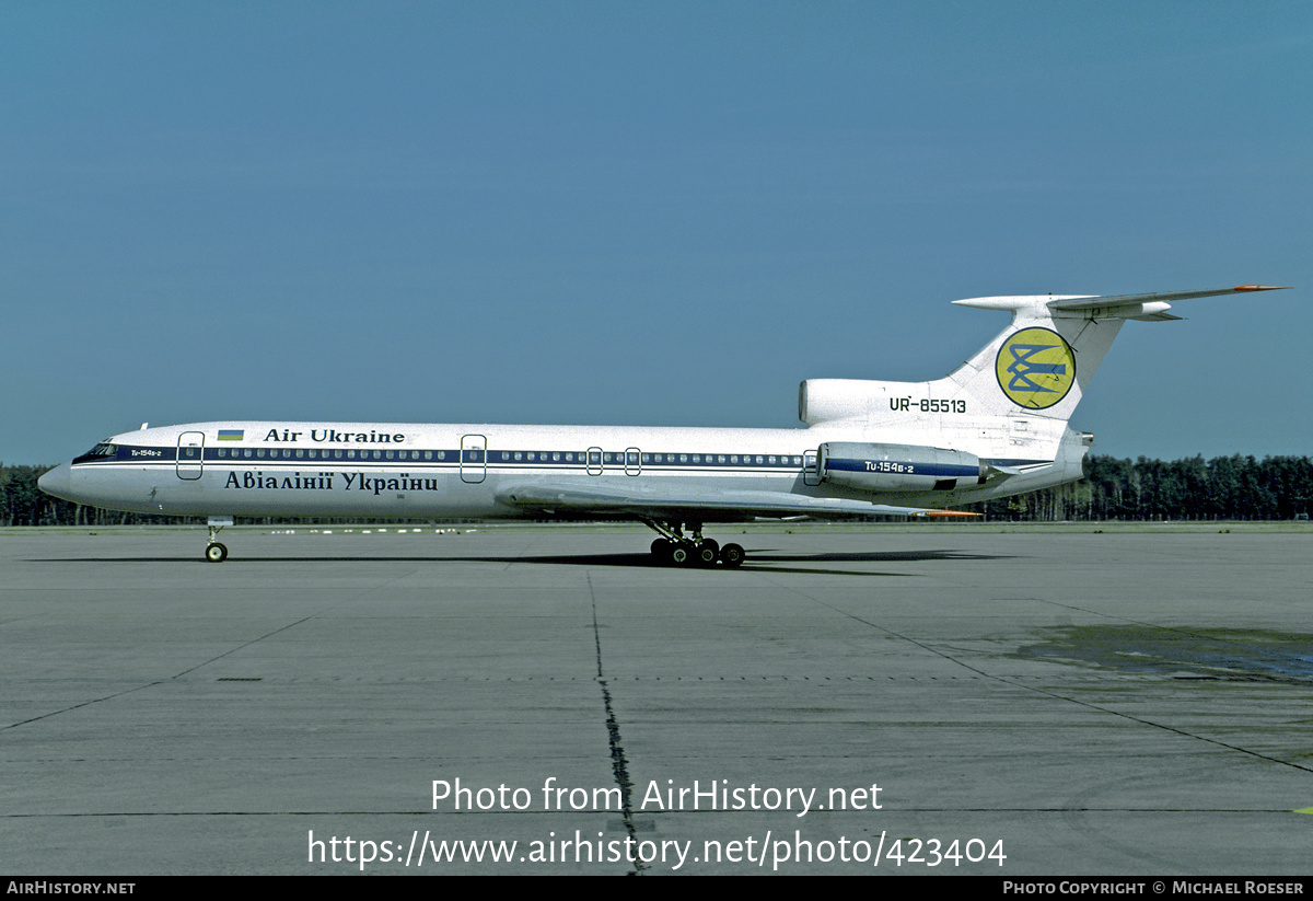 Aircraft Photo of UR-85513 | Tupolev Tu-154B-2 | Air Ukraine | AirHistory.net #423404