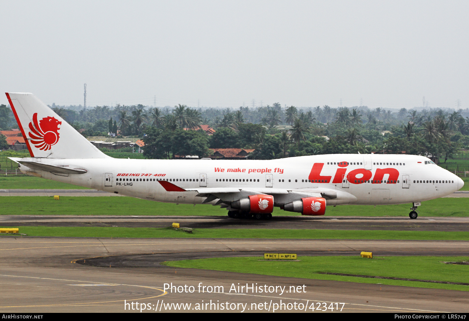 Aircraft Photo of PK-LHG | Boeing 747-412 | Lion Air | AirHistory.net #423417