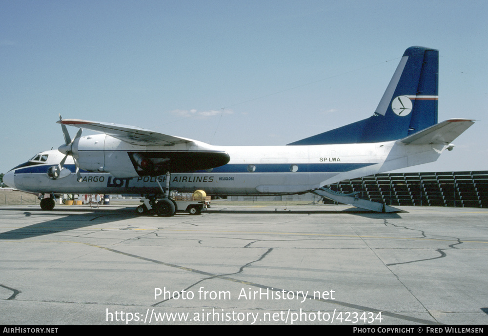 Aircraft Photo of SP-LWA | Antonov An-26 | LOT Polish Airlines - Polskie Linie Lotnicze Cargo | AirHistory.net #423434