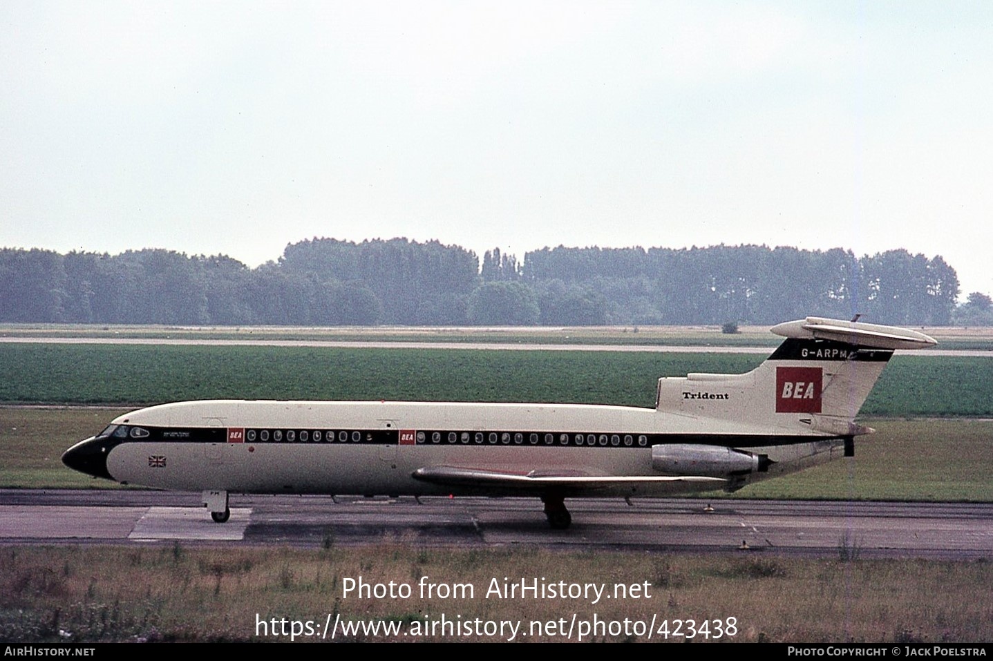 Aircraft Photo of G-ARPM | Hawker Siddeley HS-121 Trident 1C | BEA - British European Airways | AirHistory.net #423438