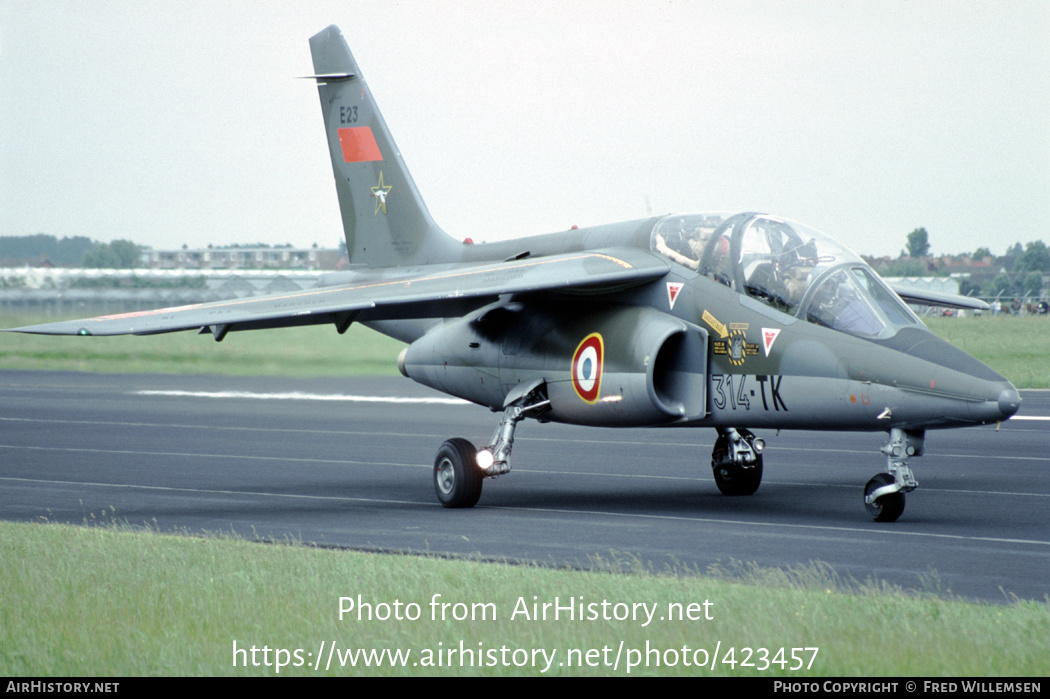 Aircraft Photo of E23 | Dassault-Dornier Alpha Jet E | France - Air Force | AirHistory.net #423457