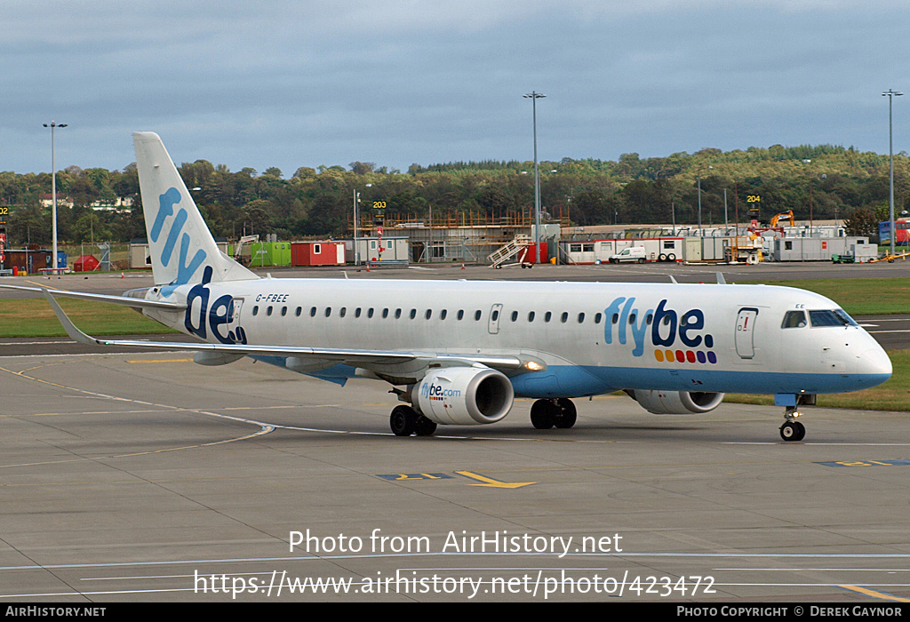 Aircraft Photo of G-FBEE | Embraer 195LR (ERJ-190-200LR) | Flybe | AirHistory.net #423472