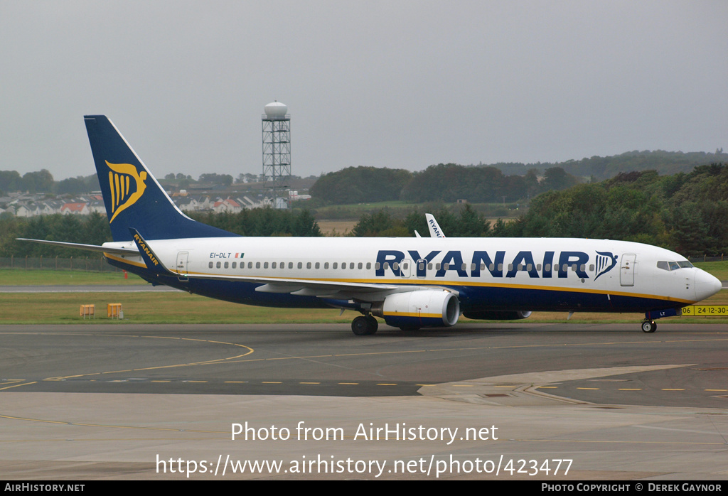 Aircraft Photo of EI-DLT | Boeing 737-8AS | Ryanair | AirHistory.net #423477