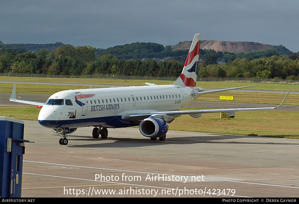 Aircraft Photo of G-LCYN | Embraer 190SR (ERJ-190-100SR) | British Airways | AirHistory.net #423479