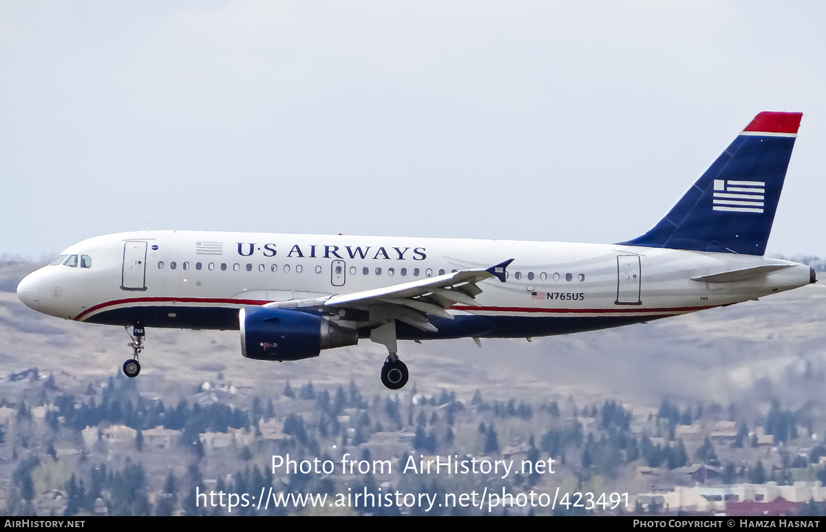 Aircraft Photo of N765US | Airbus A319-112 | US Airways | AirHistory.net #423491