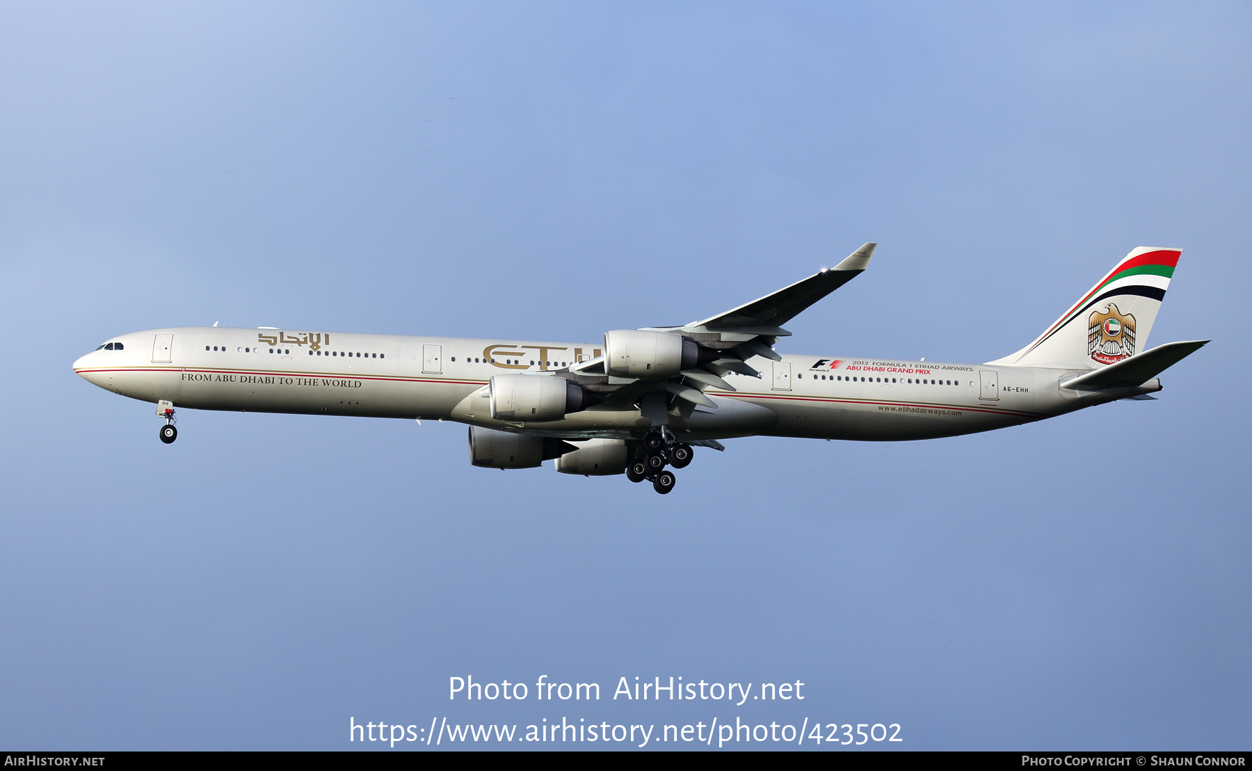 Aircraft Photo of A6-EHH | Airbus A340-642 | Etihad Airways | AirHistory.net #423502