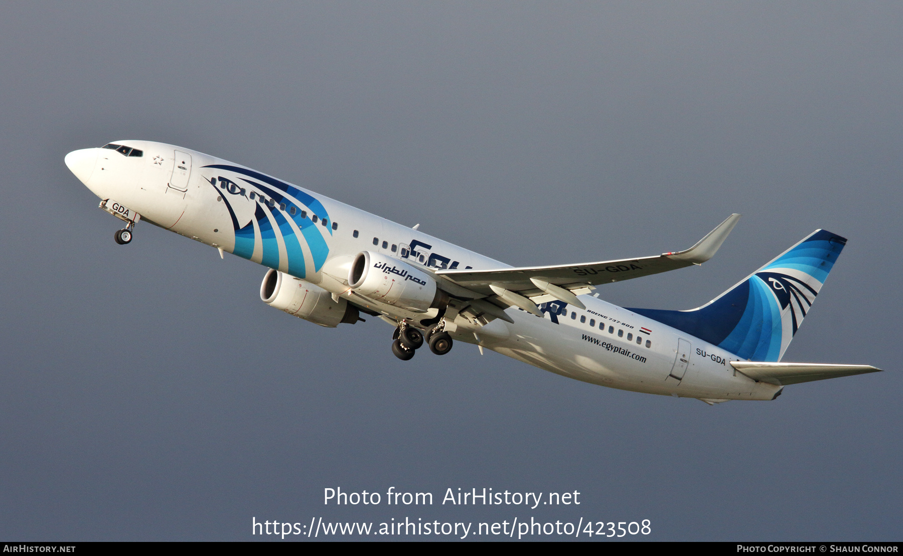 Aircraft Photo of SU-GDA | Boeing 737-866 | EgyptAir | AirHistory.net #423508