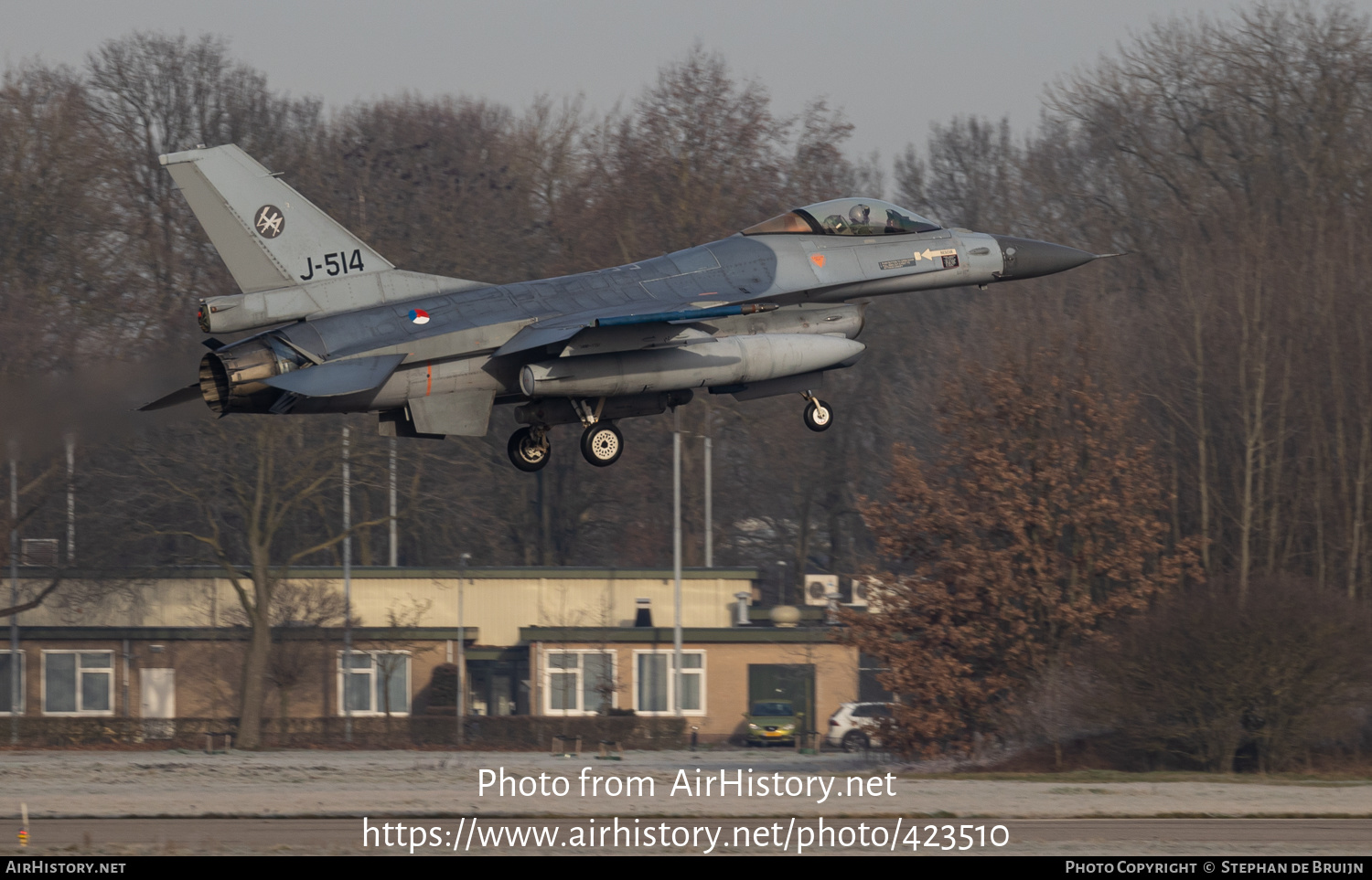 Aircraft Photo of J-514 | General Dynamics F-16AM Fighting Falcon | Netherlands - Air Force | AirHistory.net #423510