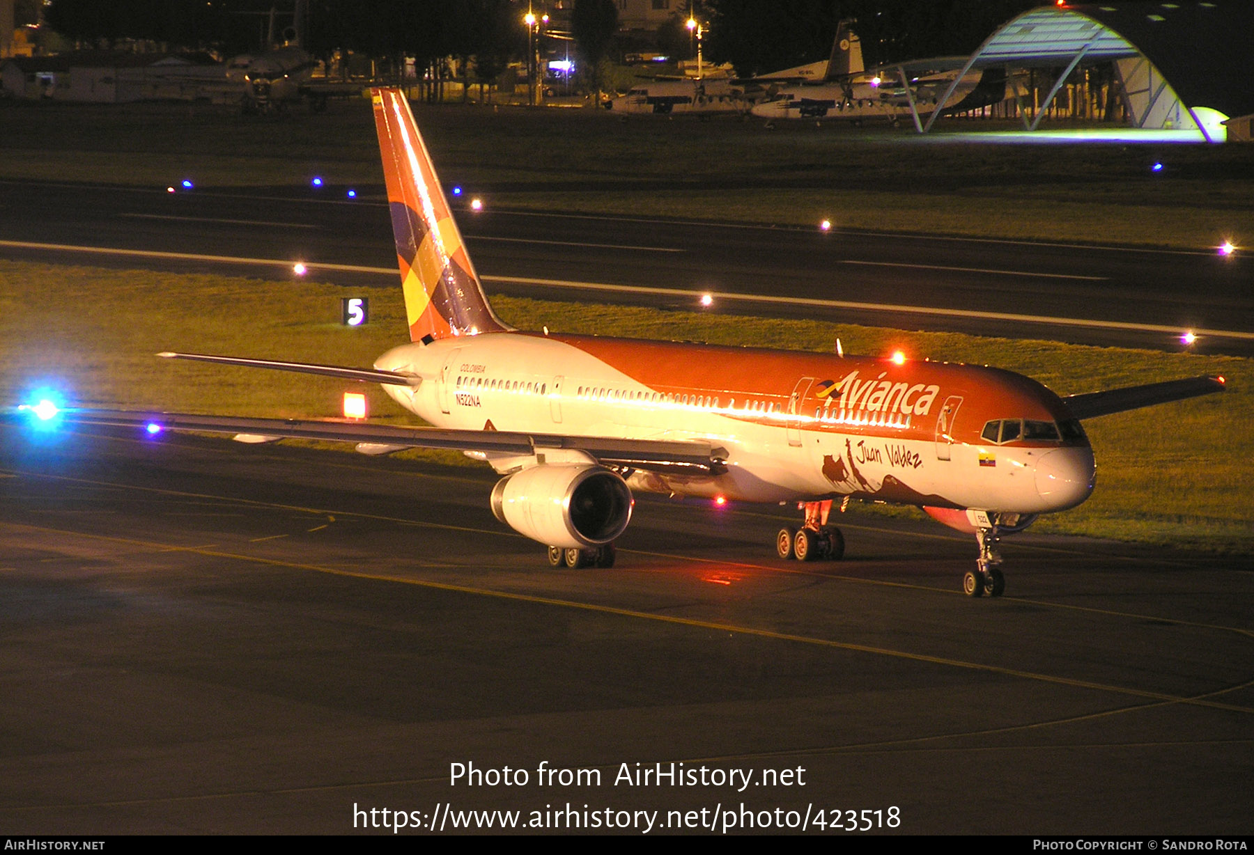 Aircraft Photo of N522NA | Boeing 757-236 | Avianca | AirHistory.net #423518