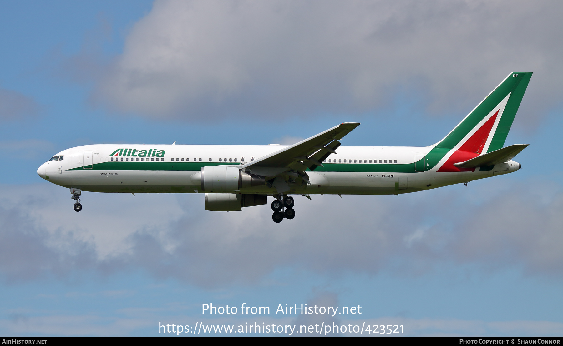 Aircraft Photo of EI-CRF | Boeing 767-31B/ER | Alitalia | AirHistory.net #423521