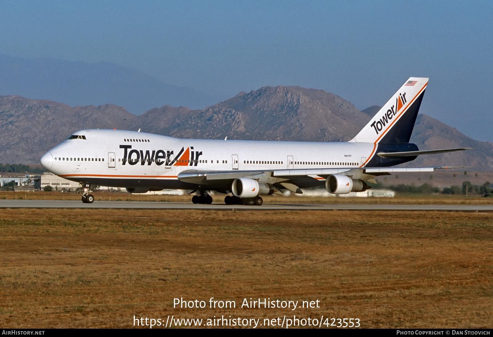 Aircraft Photo of N611FF | Boeing 747-282B | Tower Air | AirHistory.net #423553