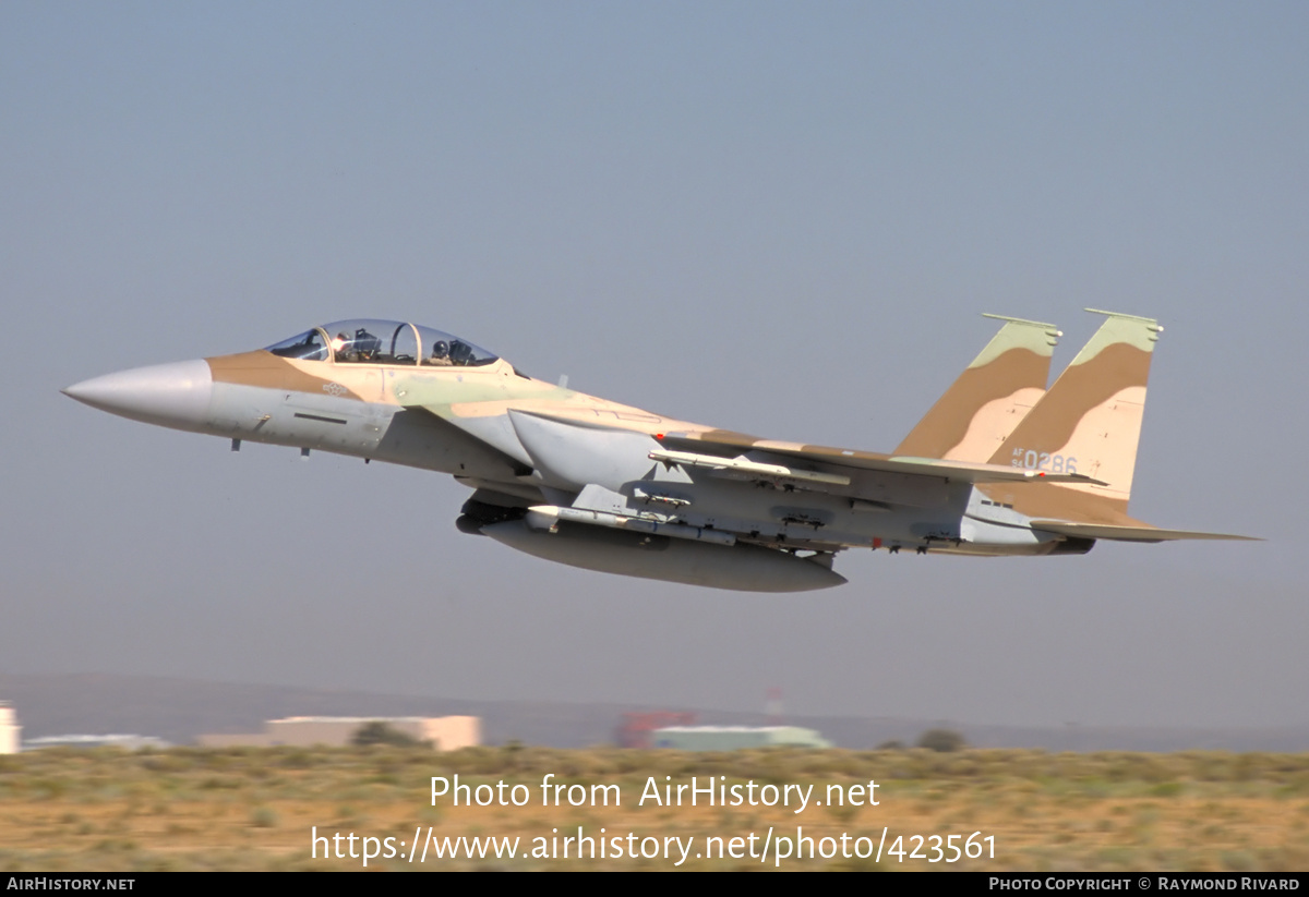 Aircraft Photo of 94-0286 | McDonnell Douglas F-15I Eagle | USA - Air Force | AirHistory.net #423561