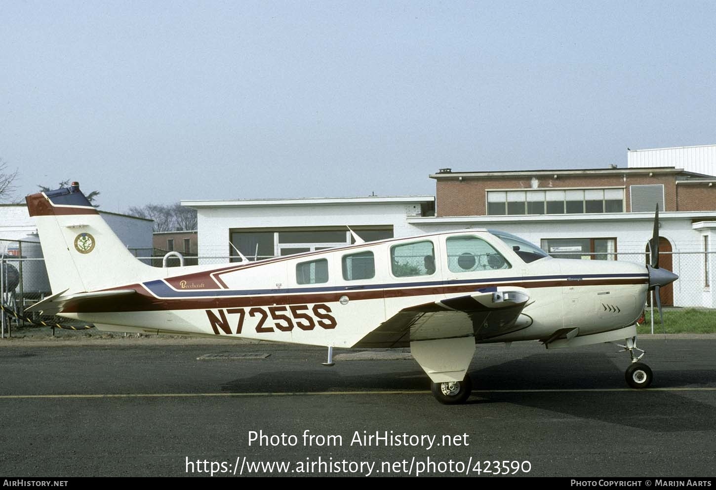 Aircraft Photo of N7255S | Beech A36 Bonanza 36 | AirHistory.net #423590