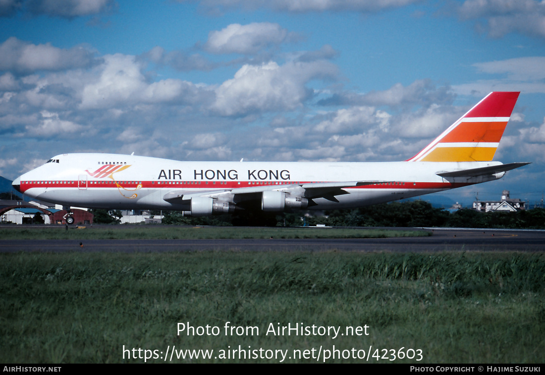 Aircraft Photo of VR-HKM | Boeing 747-132(SF) | Air Hong Kong | AirHistory.net #423603