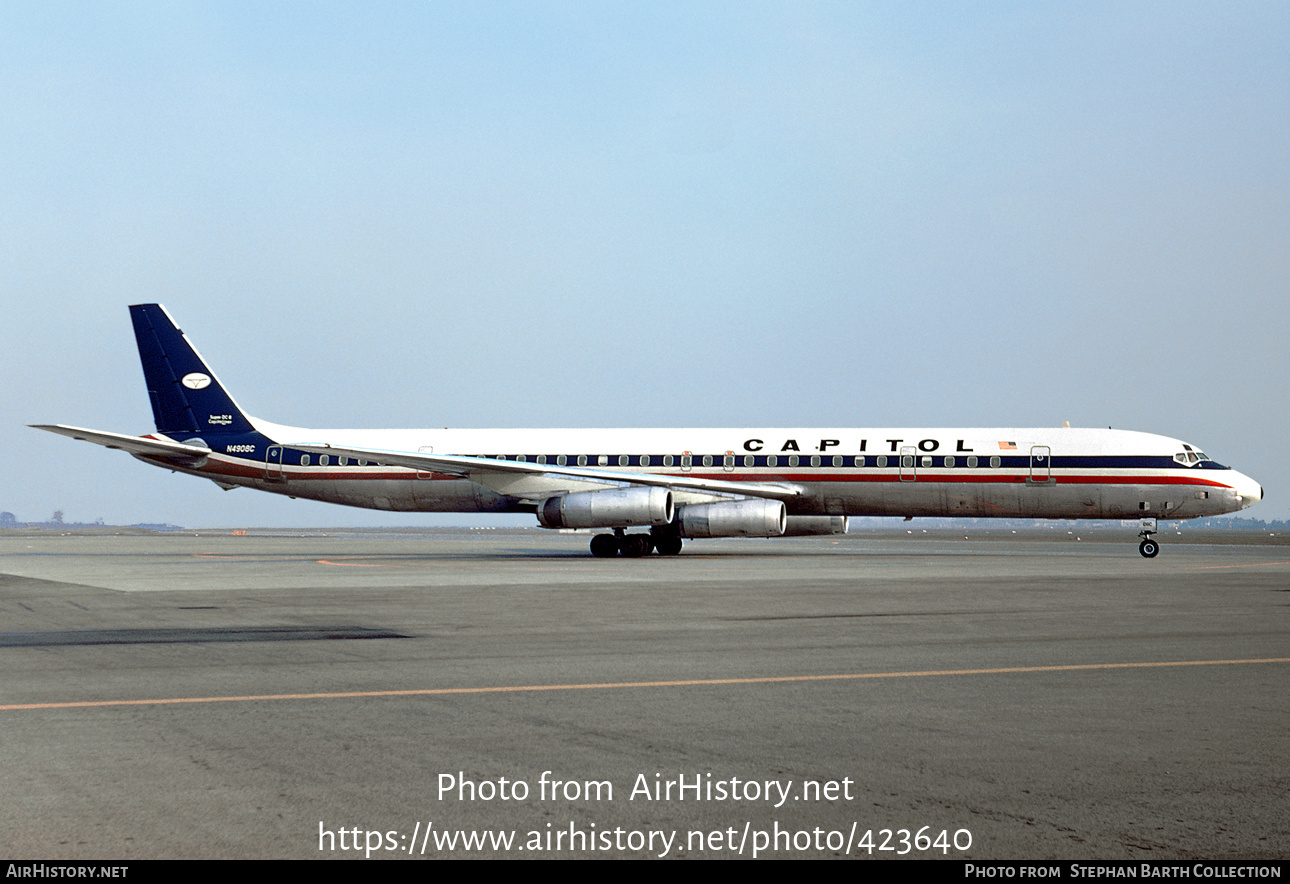 Aircraft Photo of N4908C | McDonnell Douglas DC-8-63CF | Capitol International Airways | AirHistory.net #423640