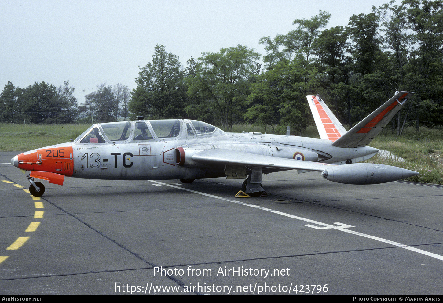 Aircraft Photo of 205 | Fouga CM-170 Magister | France - Air Force | AirHistory.net #423796