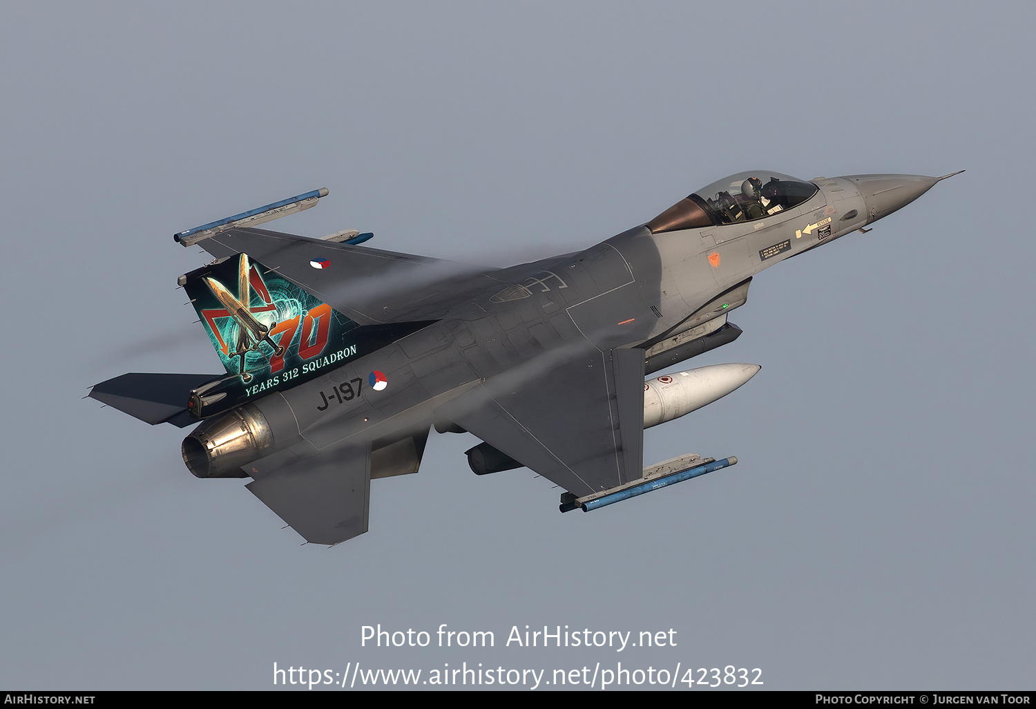 Aircraft Photo of J-197 | General Dynamics F-16AM Fighting Falcon | Netherlands - Air Force | AirHistory.net #423832