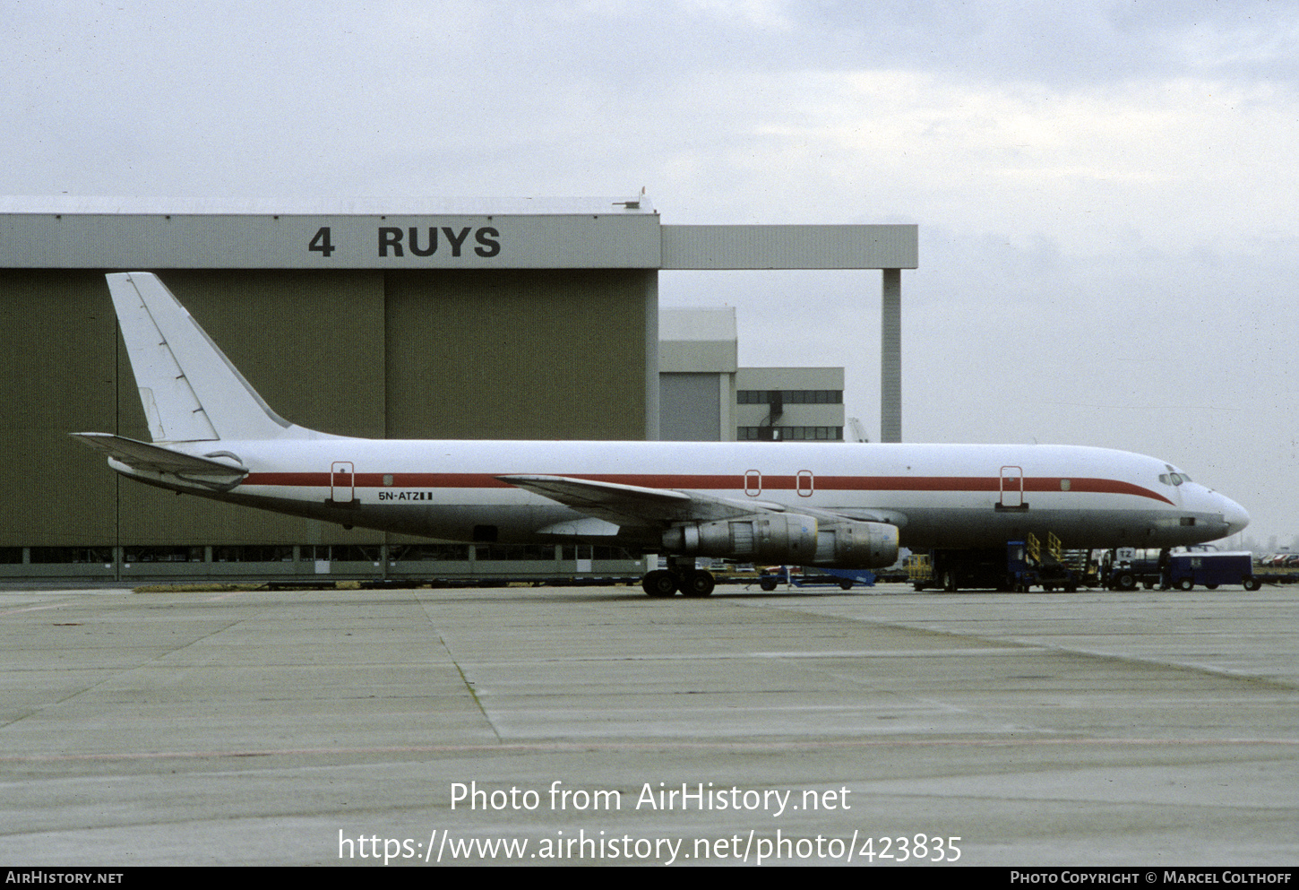 Aircraft Photo of 5N-ATZ | McDonnell Douglas DC-8-55CF Jet Trader | AirHistory.net #423835