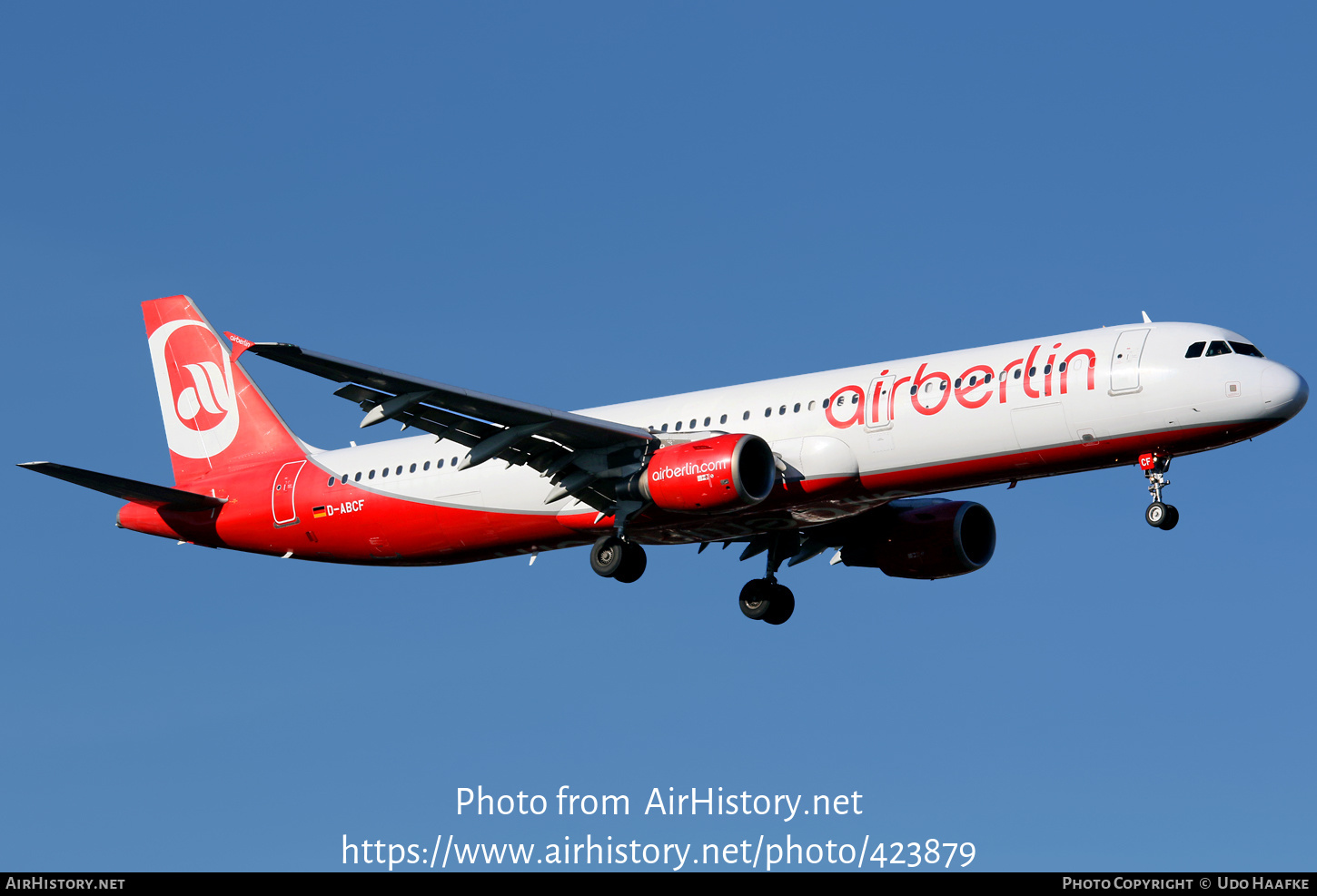 Aircraft Photo of D-ABCF | Airbus A321-211 | Air Berlin | AirHistory.net #423879