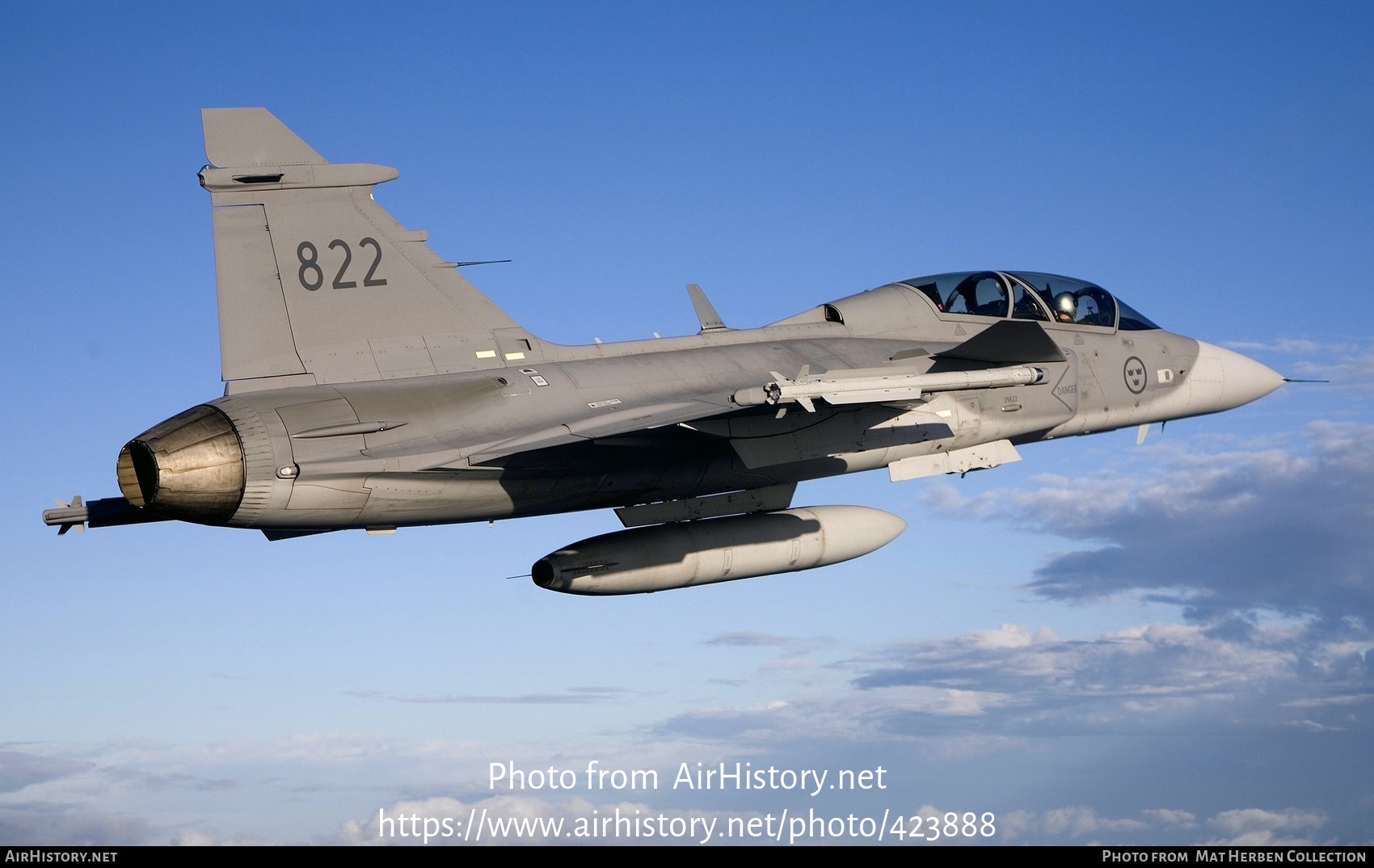 Aircraft Photo of 39822 | Saab 39 Gripen NG Demo | Sweden - Air Force | AirHistory.net #423888