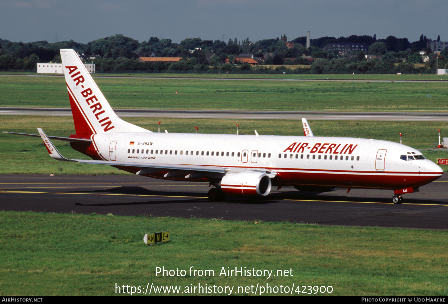 Aircraft Photo of D-ABAW | Boeing 737-86J | Air Berlin | AirHistory.net #423900