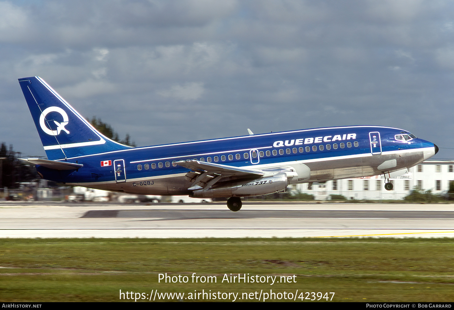 Aircraft Photo of C-GQBJ | Boeing 737-296/Adv | Quebecair | AirHistory.net #423947