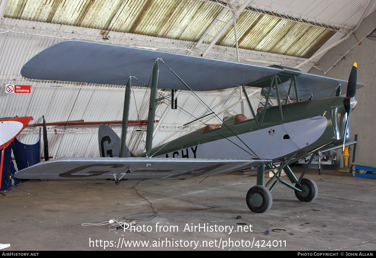 Aircraft Photo of G-AGHY | De Havilland D.H. 82A Tiger Moth II | AirHistory.net #424011