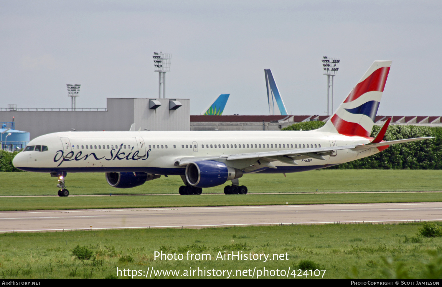 Aircraft Photo of F-HAVI | Boeing 757-26D | OpenSkies | AirHistory.net #424107