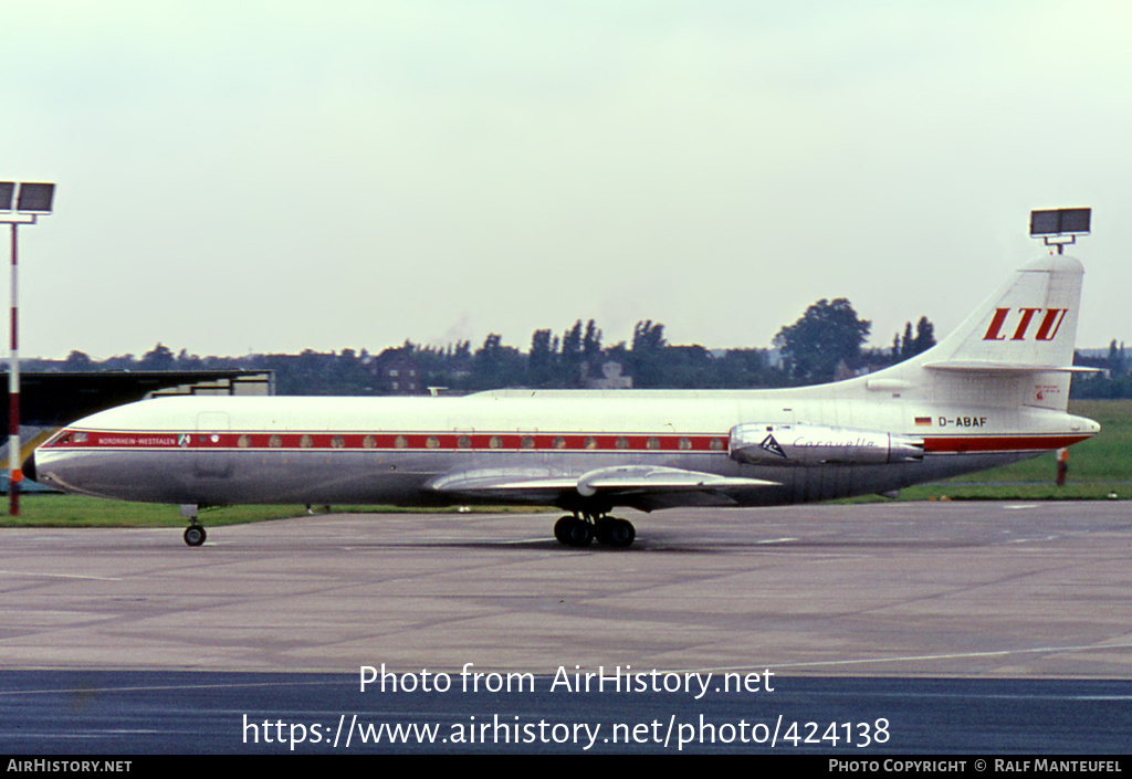 Aircraft Photo of D-ABAF | Sud SE-210 Caravelle III | LTU - Lufttransport-Unternehmen | AirHistory.net #424138