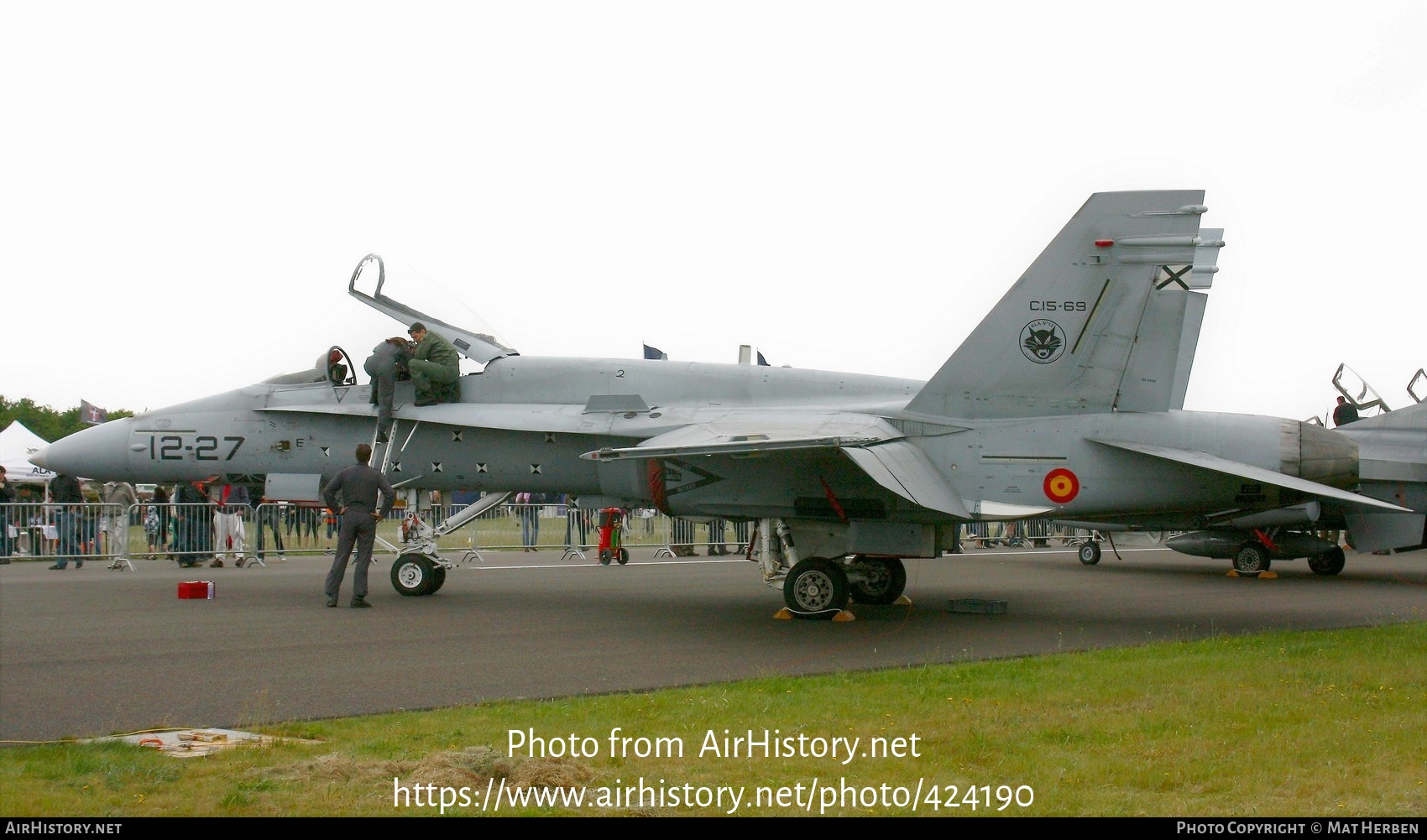 Aircraft Photo of C15-69 | McDonnell Douglas EF-18A Hornet | Spain - Air Force | AirHistory.net #424190