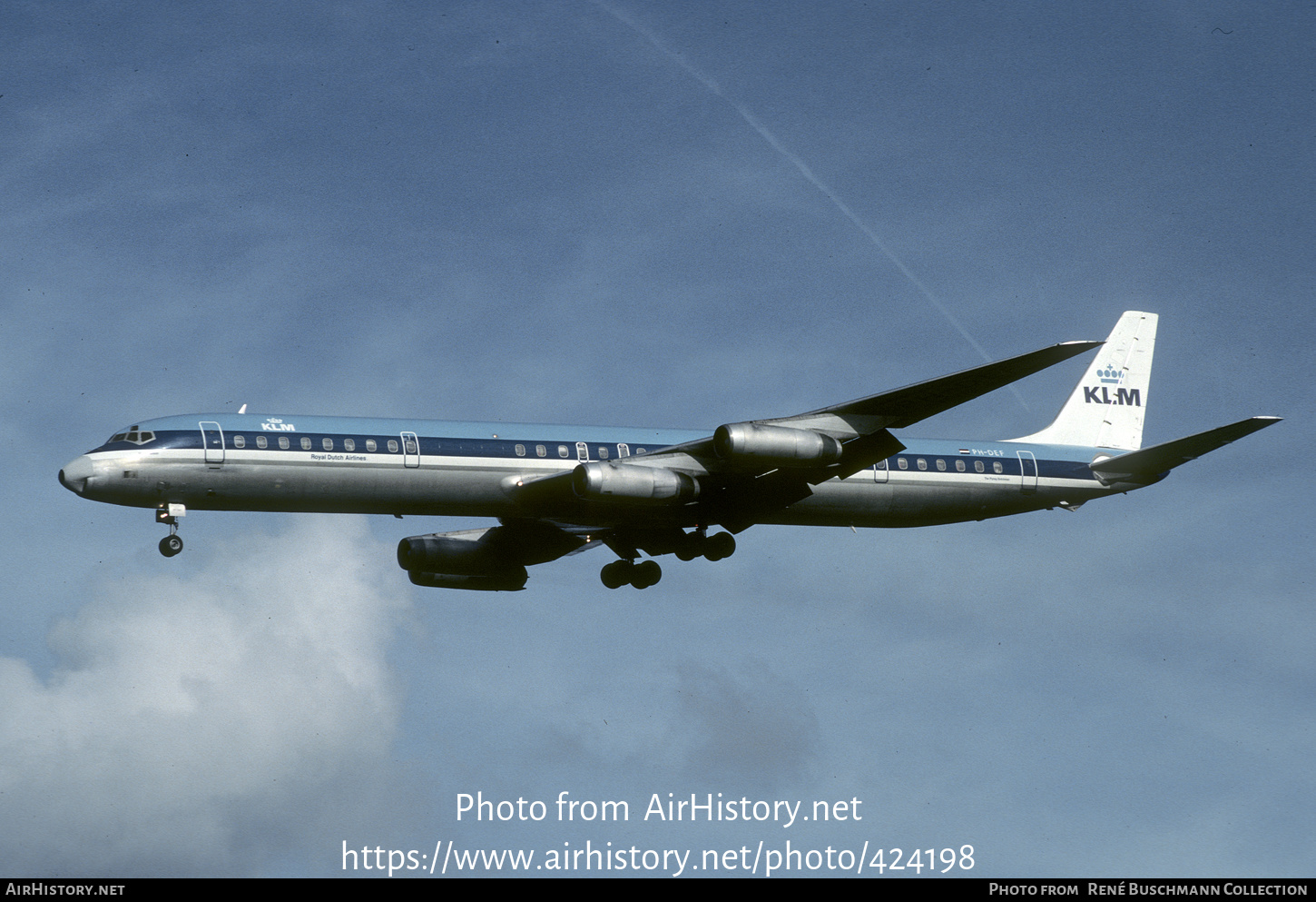 Aircraft Photo of PH-DEF | McDonnell Douglas DC-8-63 | KLM - Royal Dutch Airlines | AirHistory.net #424198