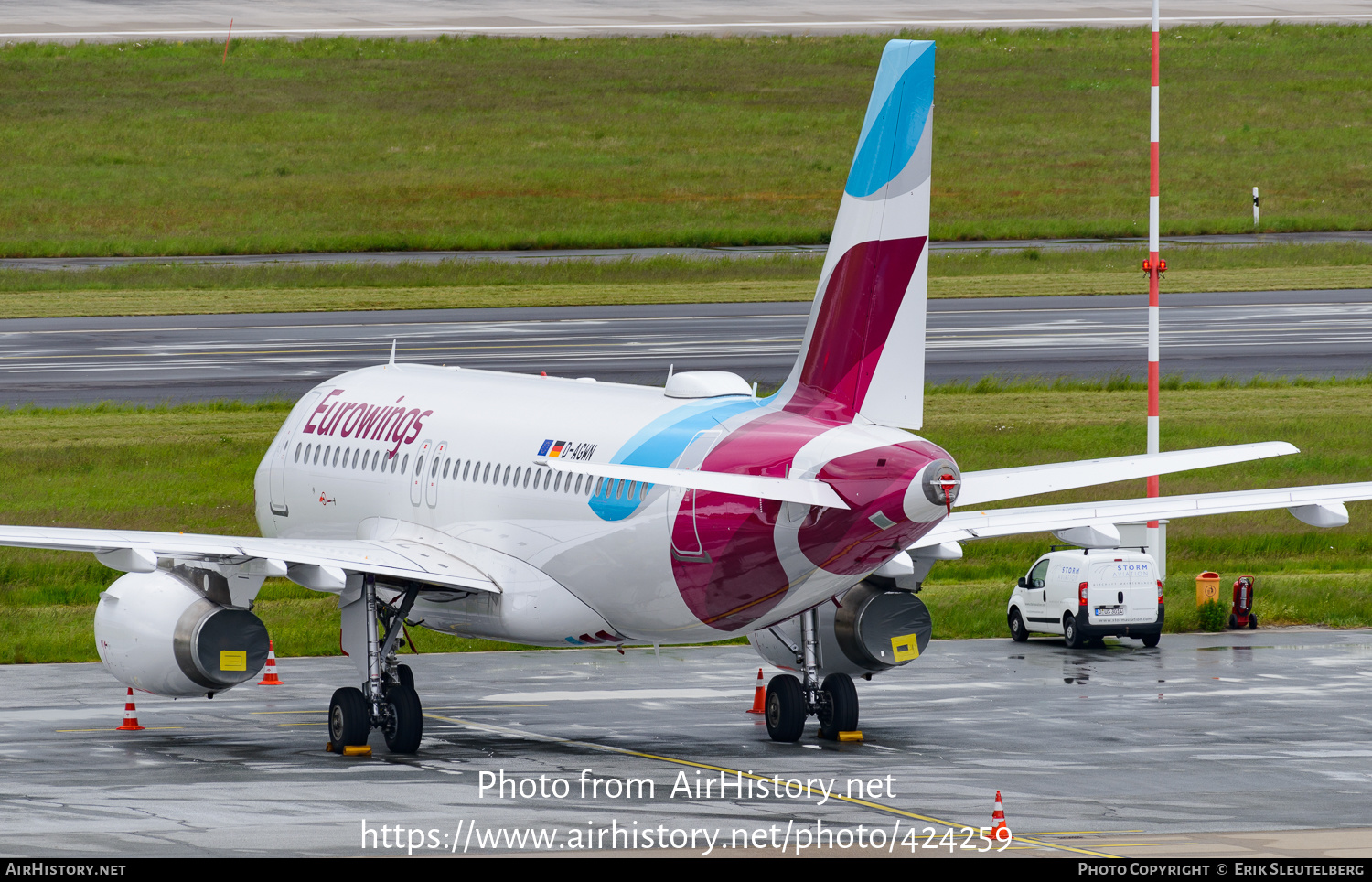 Aircraft Photo of D-AGWN | Airbus A319-132 | Eurowings | AirHistory.net #424259