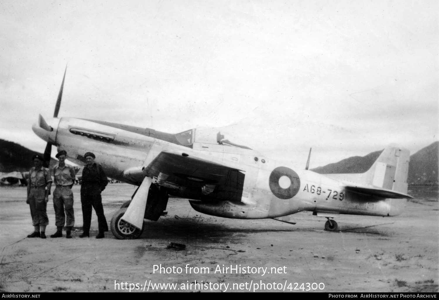 Aircraft Photo of A68-729 | North American P-51D Mustang | Australia - Air Force | AirHistory.net #424300