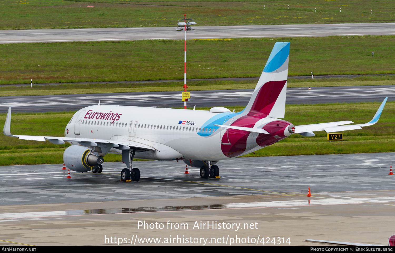 Aircraft Photo of OE-IQC | Airbus A320-214 | Eurowings | AirHistory.net #424314