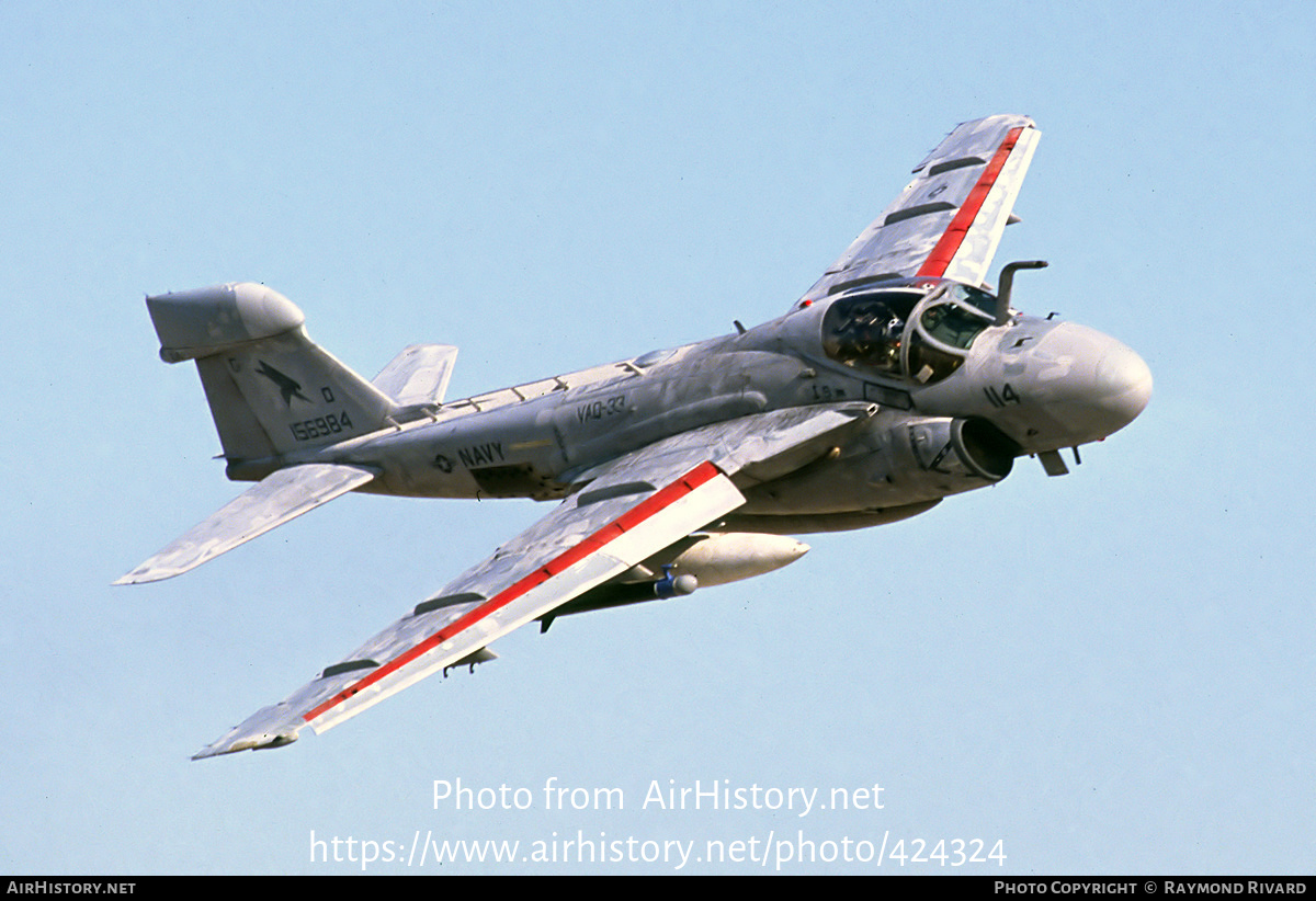 Aircraft Photo of 156984 | Grumman EA-6A Intruder (G-128/A2F-1Q) | USA - Navy | AirHistory.net #424324