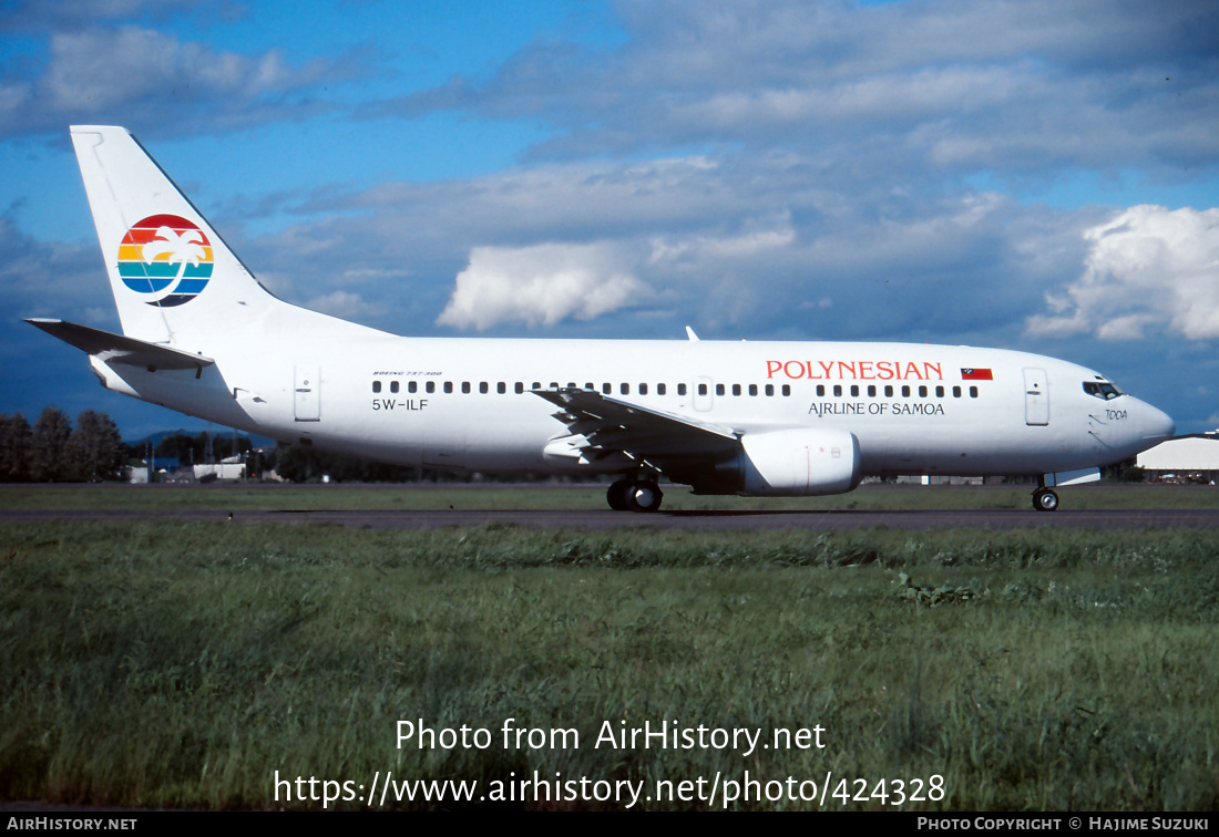 Aircraft Photo of 5W-ILF | Boeing 737-3Q8 | Polynesian Airlines | AirHistory.net #424328