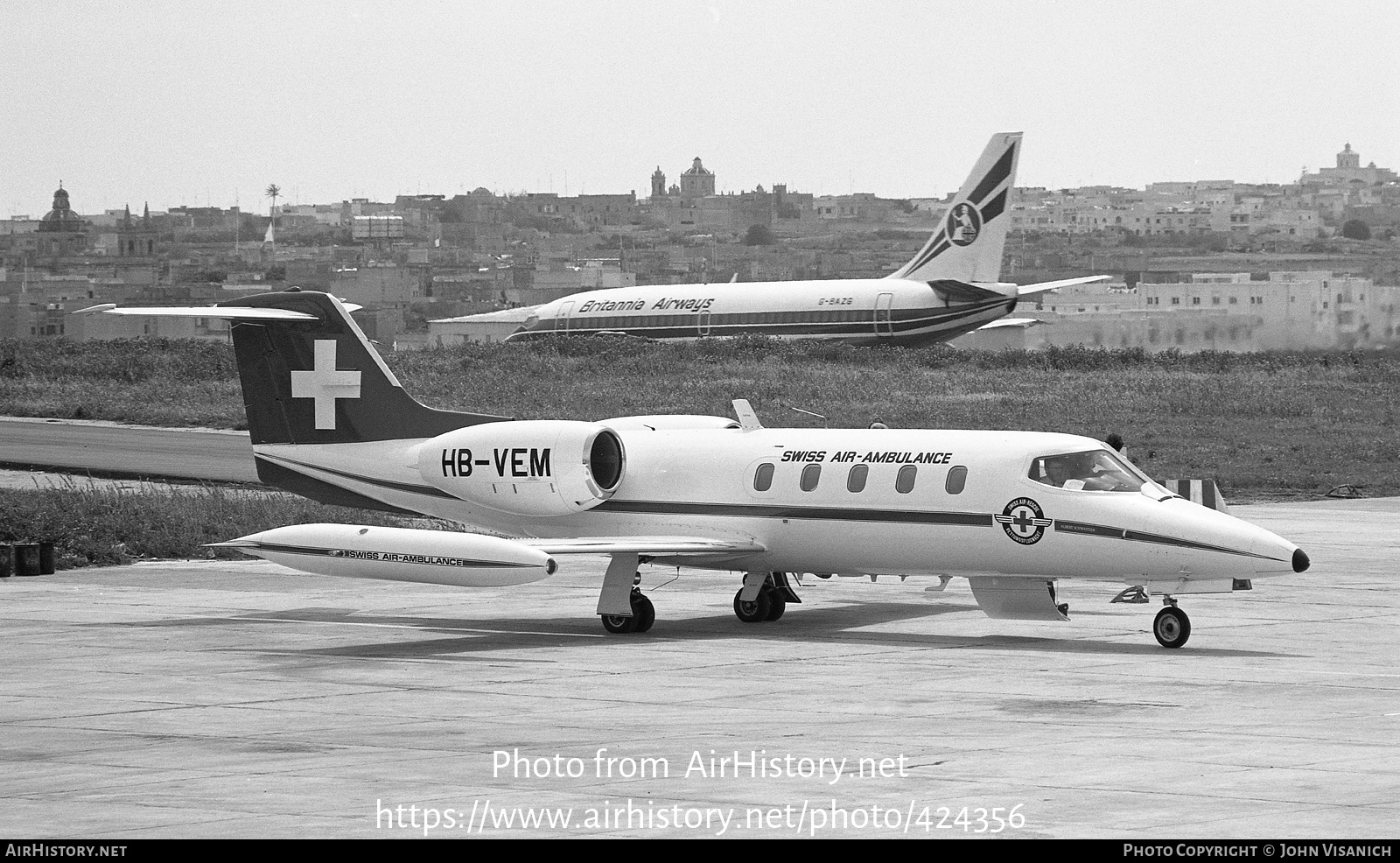 Aircraft Photo of HB-VEM | Gates Learjet 35A | REGA - Swiss Air Ambulance | AirHistory.net #424356