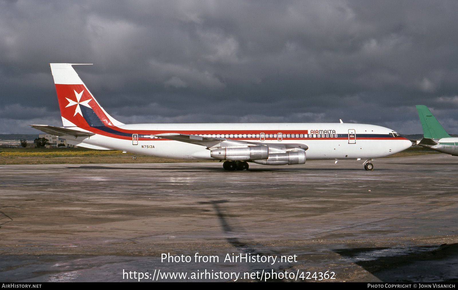 Aircraft Photo of N7513A | Boeing 707-123(B) | Air Malta | AirHistory.net #424362