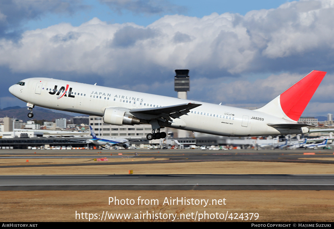 Aircraft Photo of JA8269 | Boeing 767-346 | Japan Airlines - JAL | AirHistory.net #424379