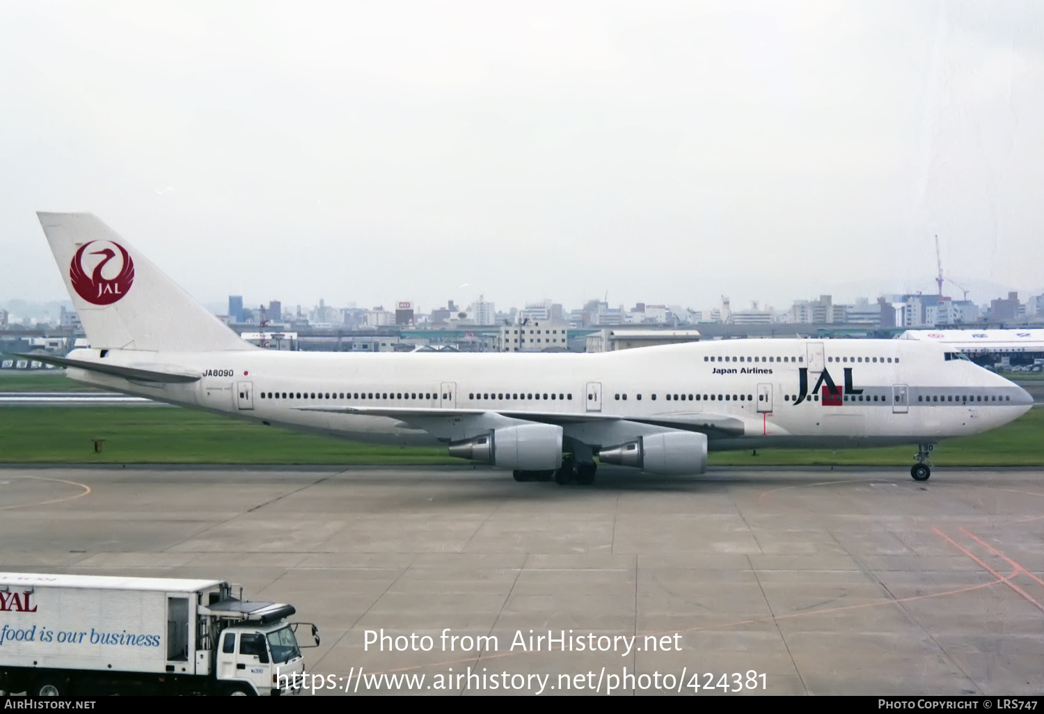 Aircraft Photo of JA8090 | Boeing 747-446D | Japan Airlines - JAL | AirHistory.net #424381