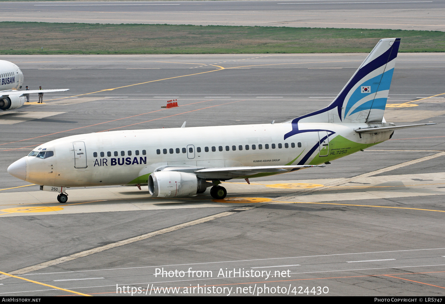 Aircraft Photo of HL7250 | Boeing 737-58E | Air Busan | AirHistory.net #424430