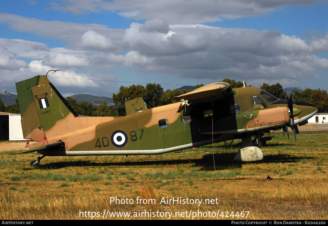 Aircraft Photo of 4087 | Dornier Do-28D-2 Skyservant | Greece - Air Force | AirHistory.net #424467