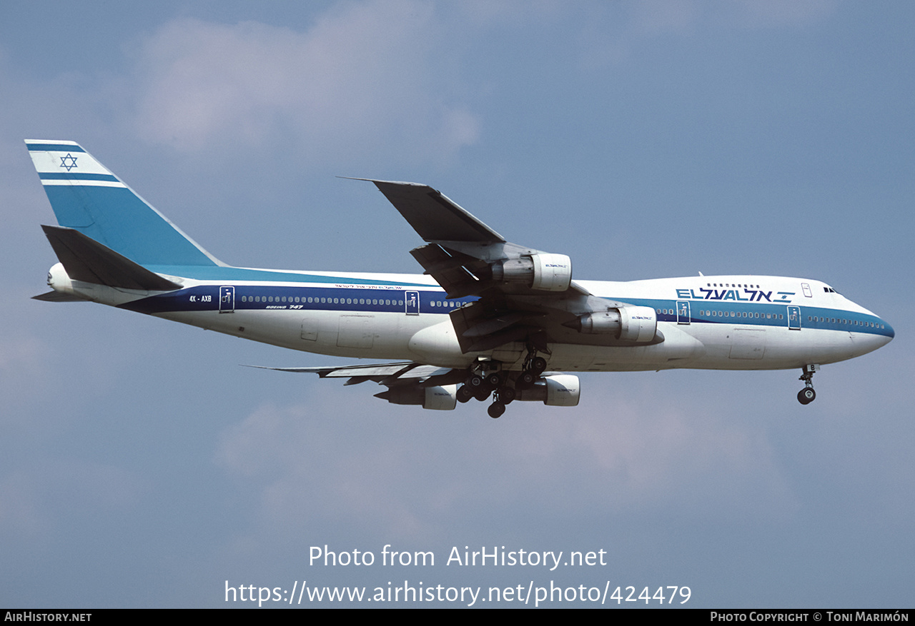 Aircraft Photo of 4X-AXB | Boeing 747-258B | El Al Israel Airlines | AirHistory.net #424479