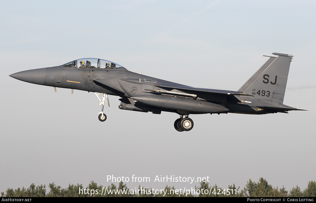 Aircraft Photo of 89-0493 | Boeing F-15E Strike Eagle | USA - Air Force | AirHistory.net #424511