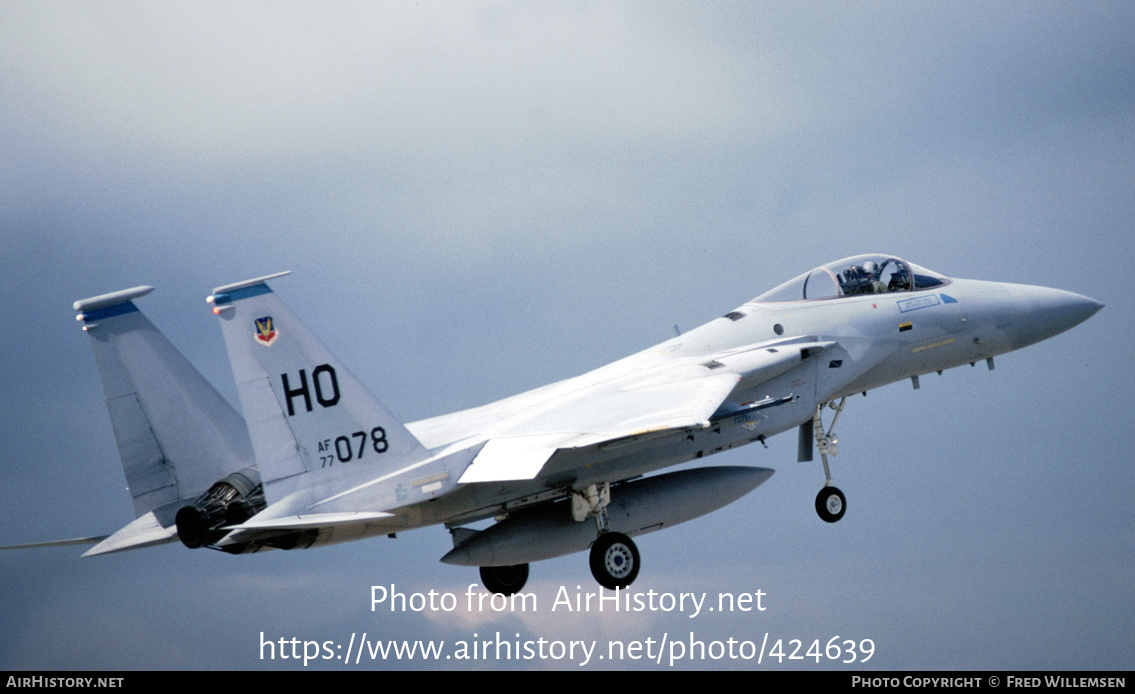 Aircraft Photo of 77-0078 / AF77-078 | McDonnell Douglas F-15A Eagle | USA - Air Force | AirHistory.net #424639