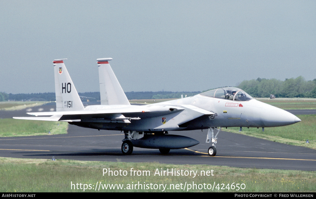 Aircraft Photo of 77-0151 / AF77-151 | McDonnell Douglas F-15A Eagle | USA - Air Force | AirHistory.net #424650