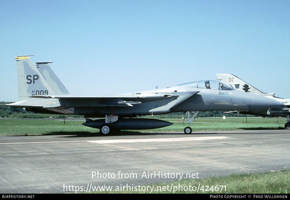 Aircraft Photo of 84-0009 / AF84-009 | McDonnell Douglas F-15C Eagle | USA - Air Force | AirHistory.net #424671