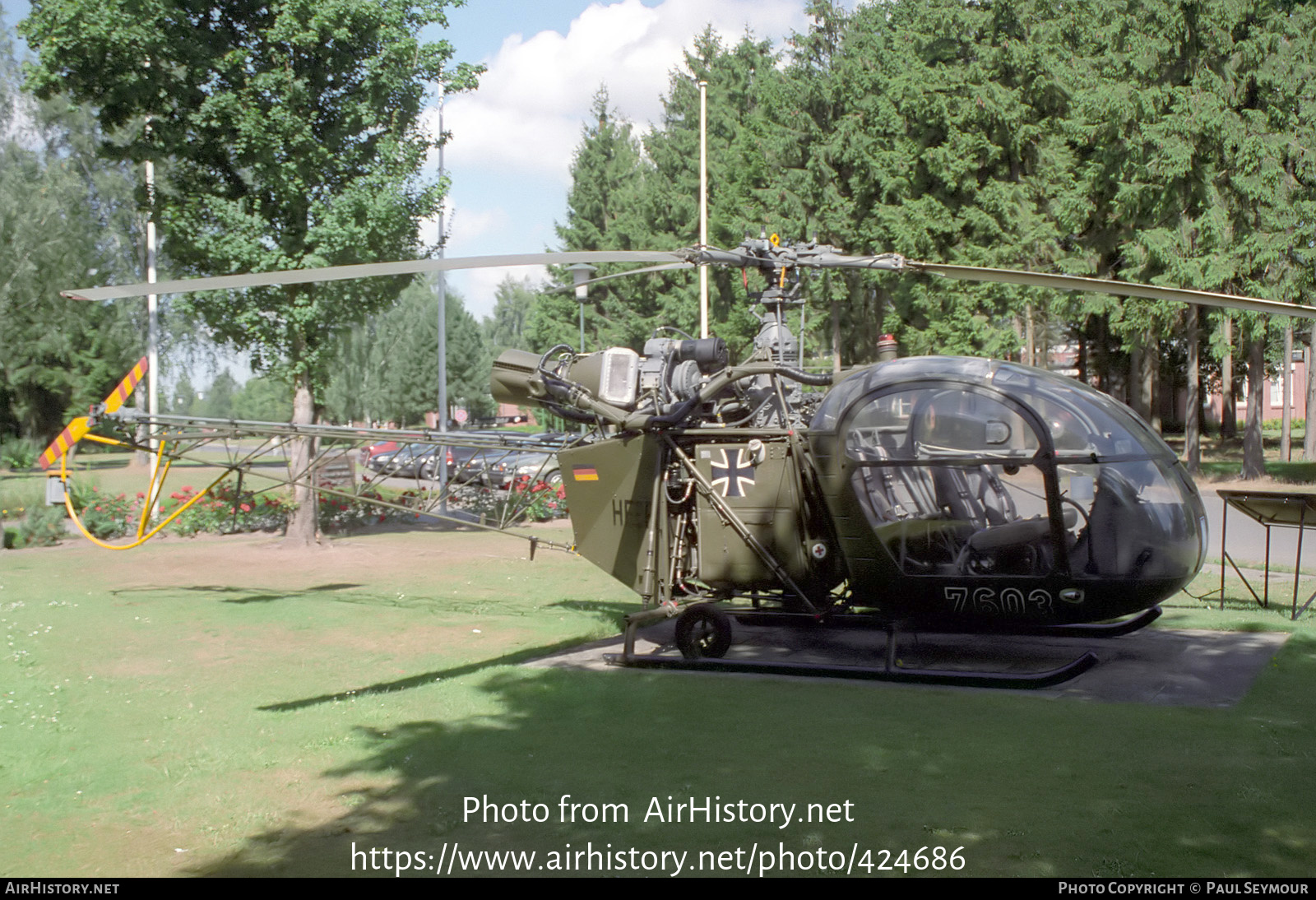 Aircraft Photo of 7603 | Sud SE-3130 Alouette II | Germany - Army | AirHistory.net #424686